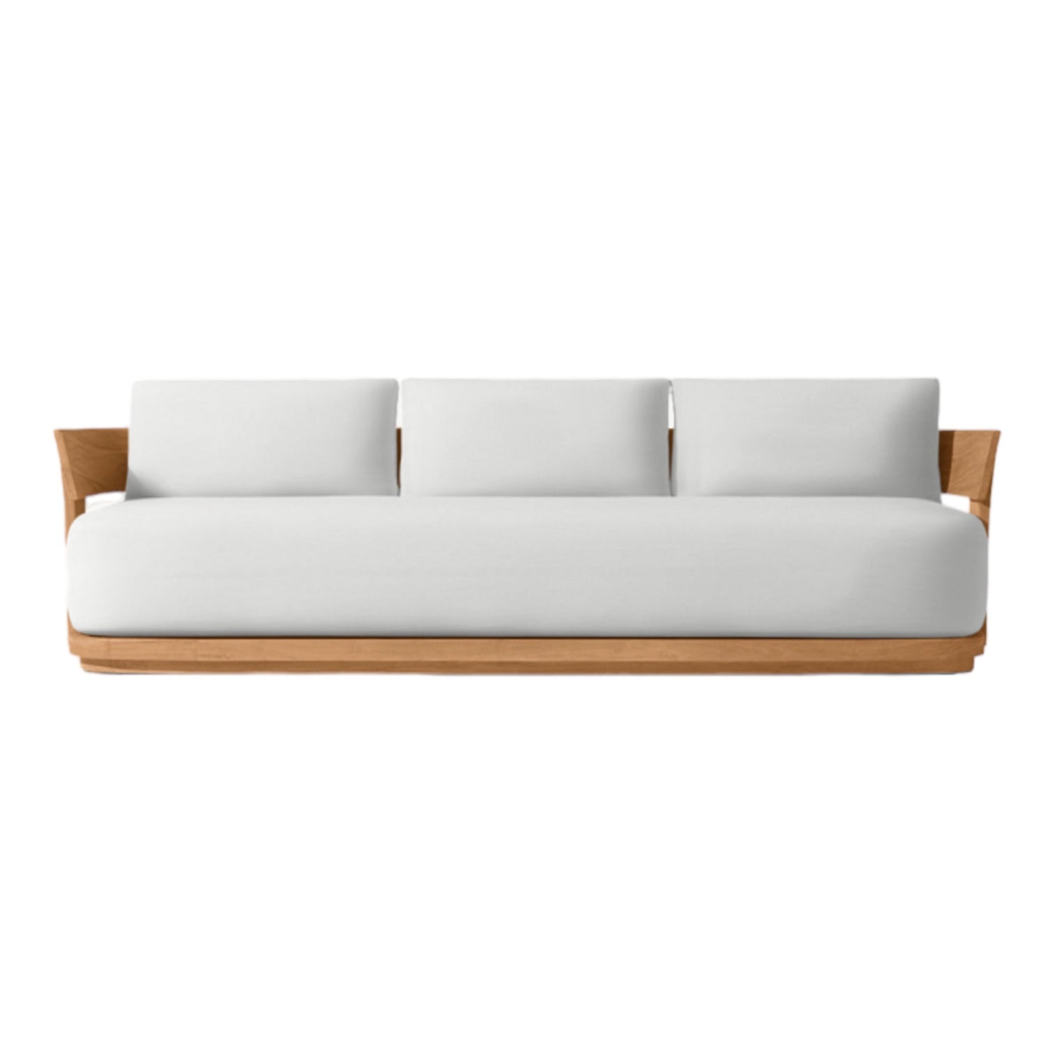 Luxury Teak “Celona” Outdoor Straight Sofa