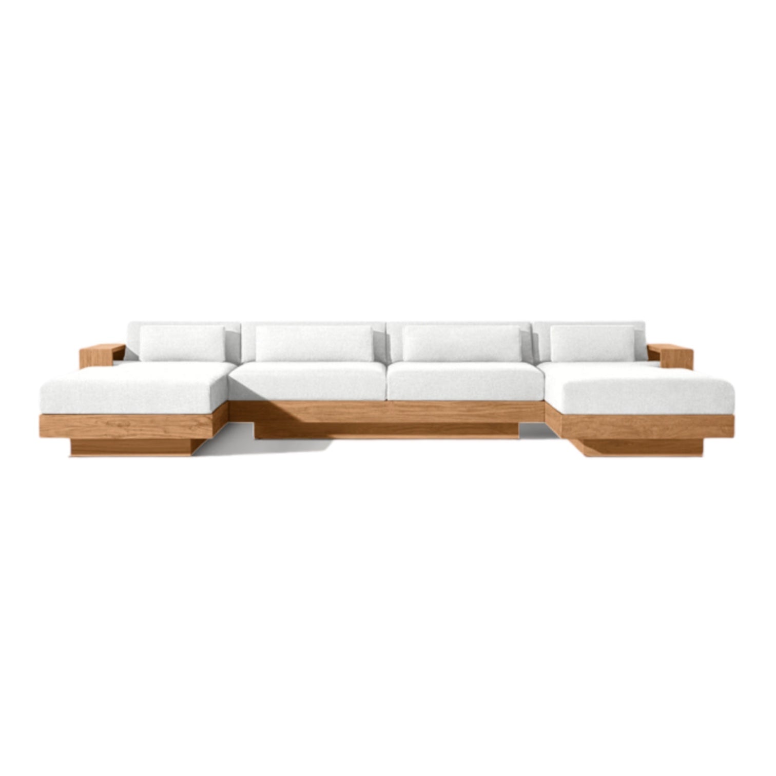 Modern Teak “La Cala” U Shape Sofa and Day Beds